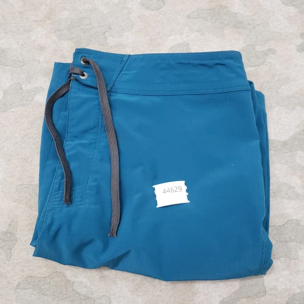 5.11 Tactical Trunk Shorts Mens 31‎ Blue Drawstring Rip Stop